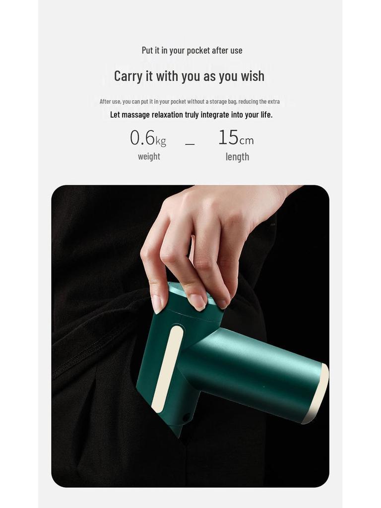 Electric Mini Massage Gun for Muscle Relaxation and Neck Pain Relief