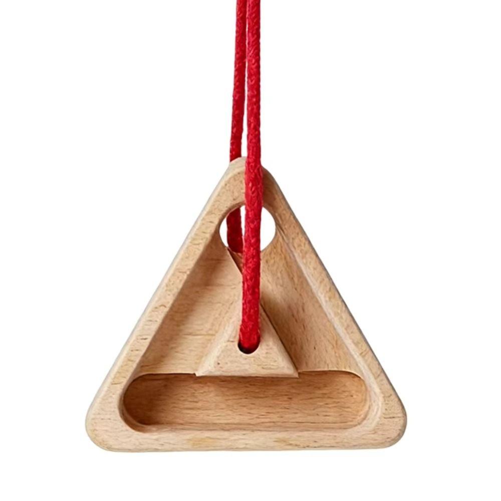 Triangle Rock Climb Board Wooden Finger Strengthen Board Climbing Fingerboard Outdoor Sports