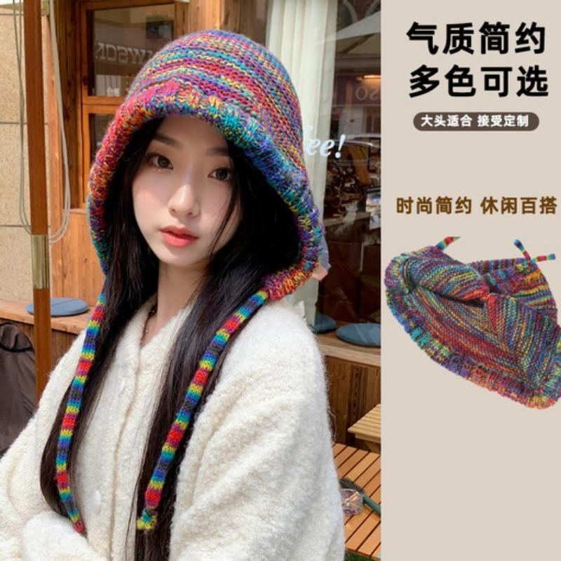 Winter Warm Hat Women's Cold Hat Rafa Hat Knitted Wool Hat Bag Hat Stacking Hat