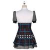 Vestido de Cosplay da Frankie Stein de Monster High Com Material Macio de Nylon Para Role Play de Anime