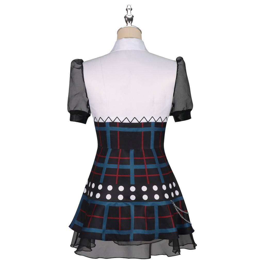 Vestido de Cosplay da Frankie Stein de Monster High Com Material Macio de Nylon Para Role Play de Anime