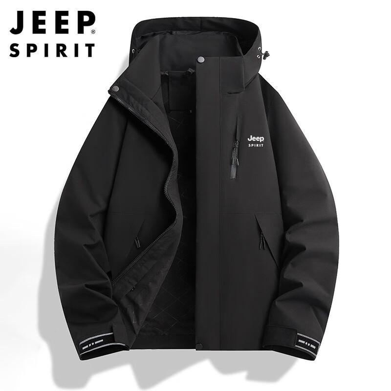 JEEP SPIRIT Unisex Outdoor Windbreaker Jacket