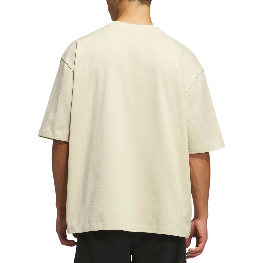adidas Basketball Single Jersey Loose Knit Round Neck Basketball Short Sleeve T-Shirt Unisex Tops KR2095