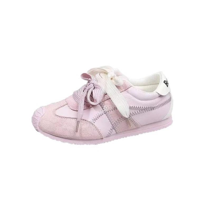 Retro German Training Shoes for Women, Versatile Sports Shoes, Casual Thick-soled Board Shoes