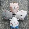 12cm Cute Chiikawa Anime Hachiware Usagi Happy Cat Series Plush Pendant Doll Bag Pendant Cute Cat Kawaii Doll Toy