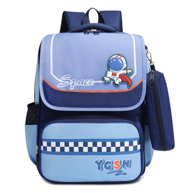 Breathable Nylon School Backpack For 1-2 Grade Children In Fashionable Style