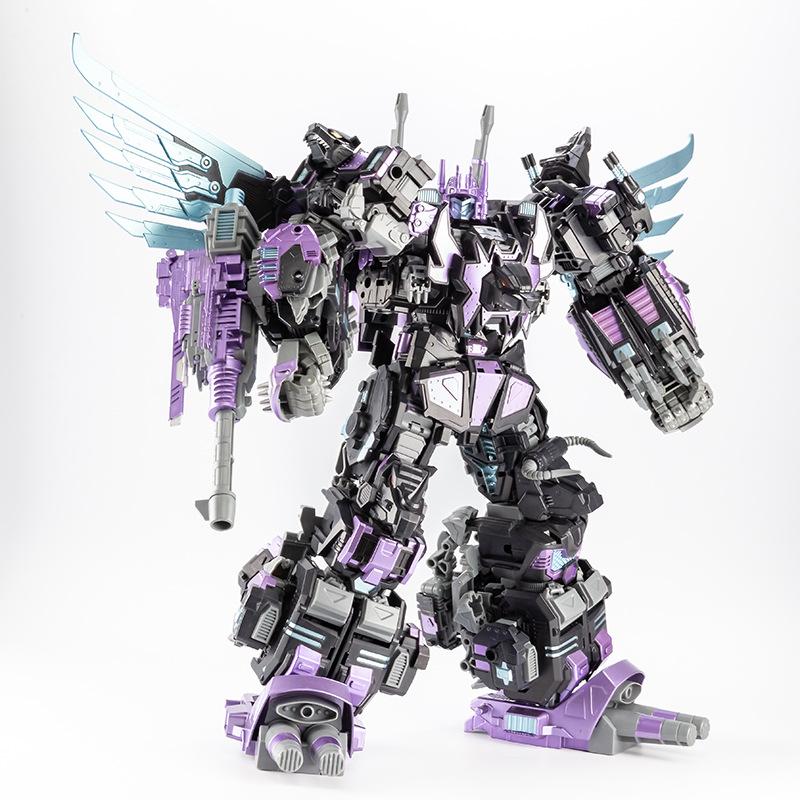 AOYI Cool 8 IN 1 Devastator Transformation Toys Boy Oversize Alloy Predaking Robot Car Engineering Vehicle Kids Adult Gift