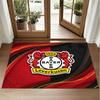 Bayer Leverkusen Football Design Crystal Velvet Rug Soft Decorative Mat for Bedroom Entrance