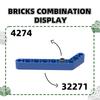 909Pcs/lot NO.4274 Pin1 / 2 Shaft withHoleBlock MocColorAccessories Works With featuring Brick DO IT YOURSELF Children's Toy Assembly Parts