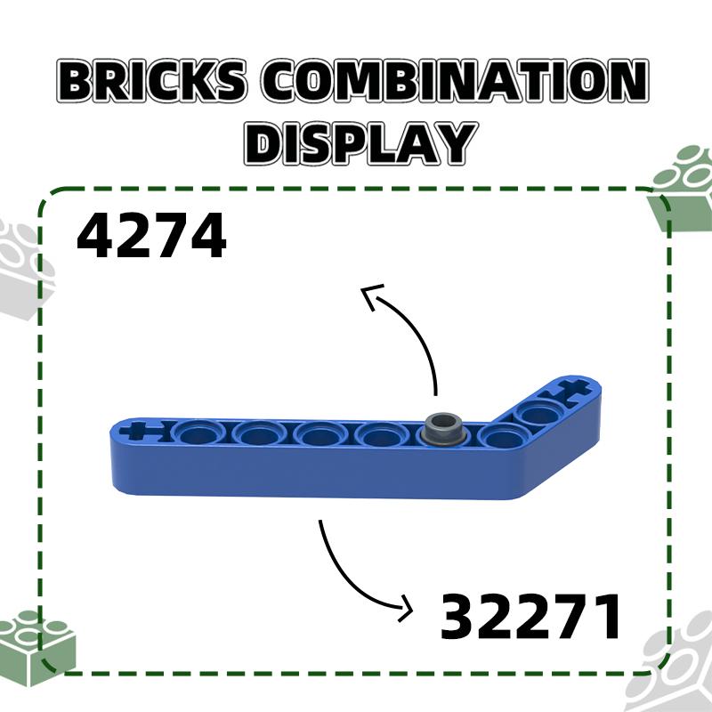 909Pcs/lot NO.4274 Pin1 / 2 Shaft withHoleBlock MocColorAccessories Works With featuring Brick DO IT YOURSELF Children's Toy Assembly Parts