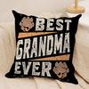 Best Grandparents Ever Cushion Cover Soft Plush Fabric DoubleSided Printed Cushion Covers for All Seasons Modern Home Decor