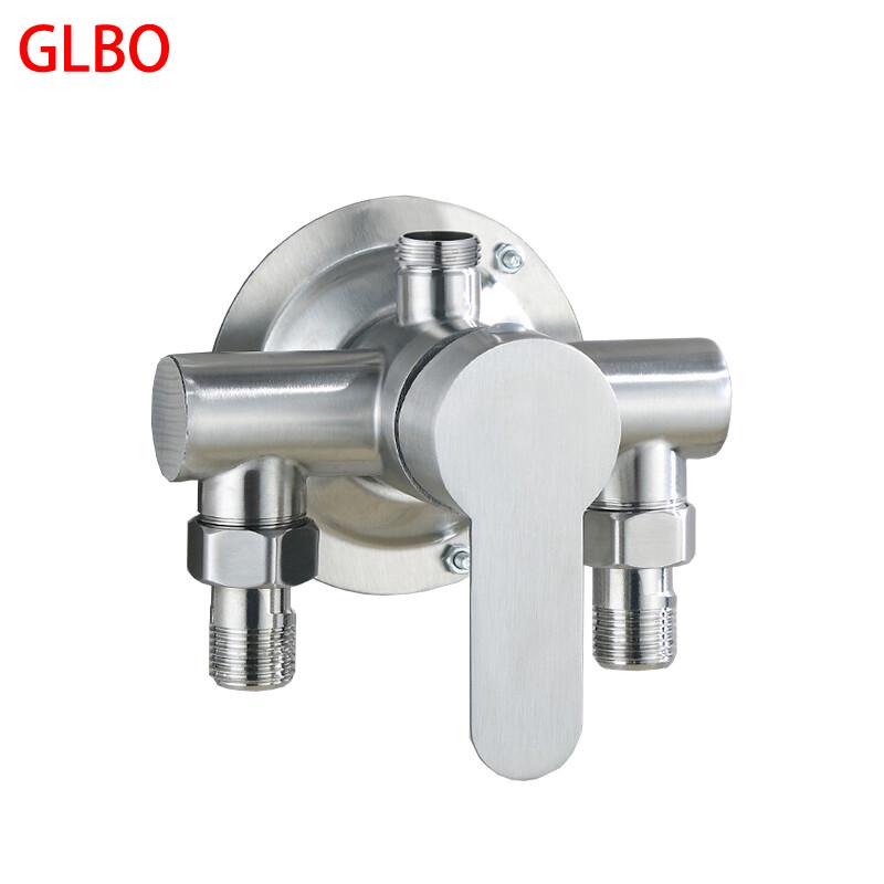 GLBO 304 Stainless Steel Surface-Mounted Shower Mixer Valve