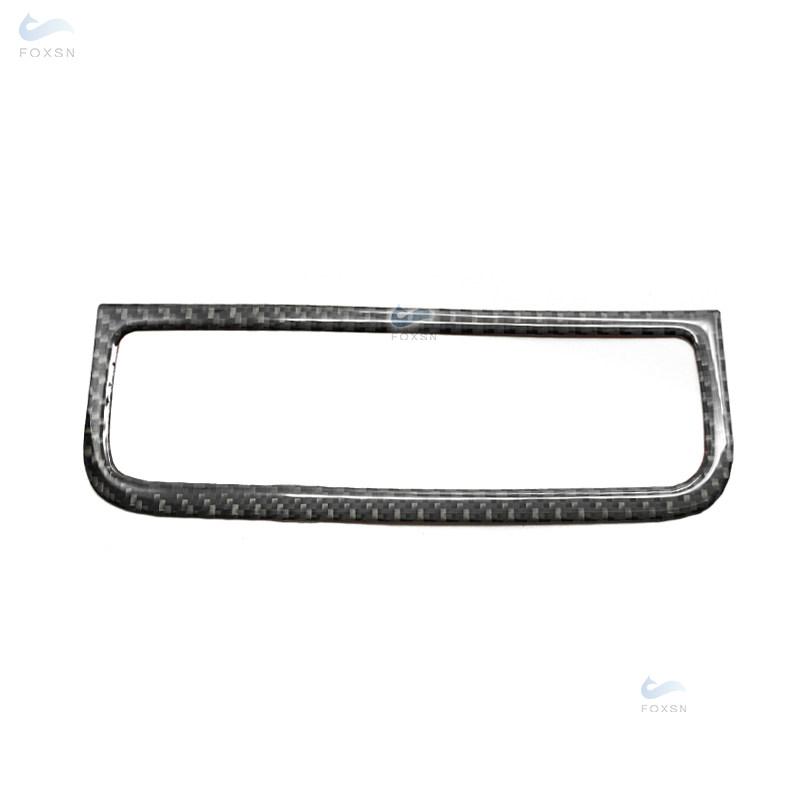 Carbon Fiber Car Accessories Interior Center Control Air Condition Switch Cover Trim For VW Touareg 2011 - 2015 2016 2017