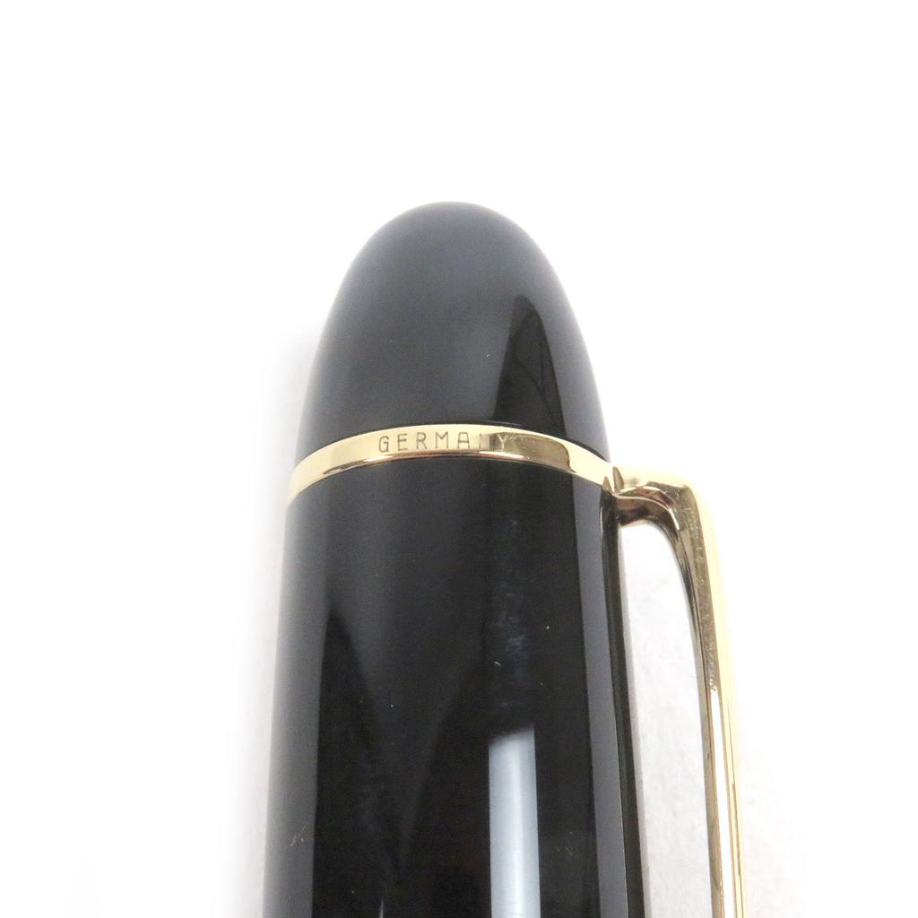 Excellent MONTBLANC Fountain Pen Meisterstück 149 Cap Type Black Gold 18K Mens Used