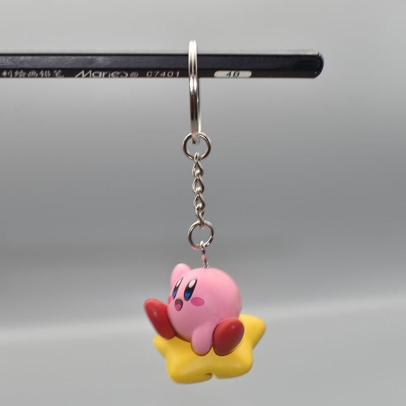 Anime 12 Models Super Cute Kawaii Kirby Figures Keychain Portable Popular Models Anime Perfect Child Gift Toys