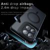 For Magsafe Magnetic Phone Case For Motorola Moto G56 G85 G86 Power Shockproof Matte PC+TPU Charging Cover Fundas