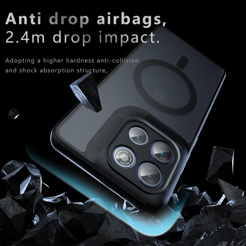 For Magsafe Magnetic Phone Case For Motorola Moto G56 G85 G86 Power Shockproof Matte PC+TPU Charging Cover Fundas