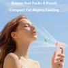 Small Turbo Fan With 5 Speeds Pocket Portable USB Rechargeable Handheld Fans for Outdoors Travel