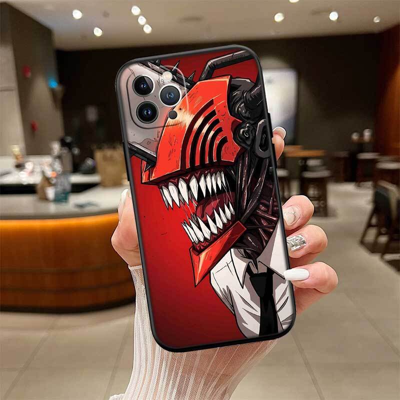 C-Chainsaws Denji Shockproof Phone Case for Redmi Note 8 8T 9 9A 9C 9T 9S 10 11 11S 10C 10X 10A 10T Pro Max Plus Prime