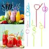 Wedding Straw 10Pcs Drinking Bite-resistant Bendable BPA Free Food Grade Restaurant Toughness Faux Crystal Safe Healthy Party Favor Bar