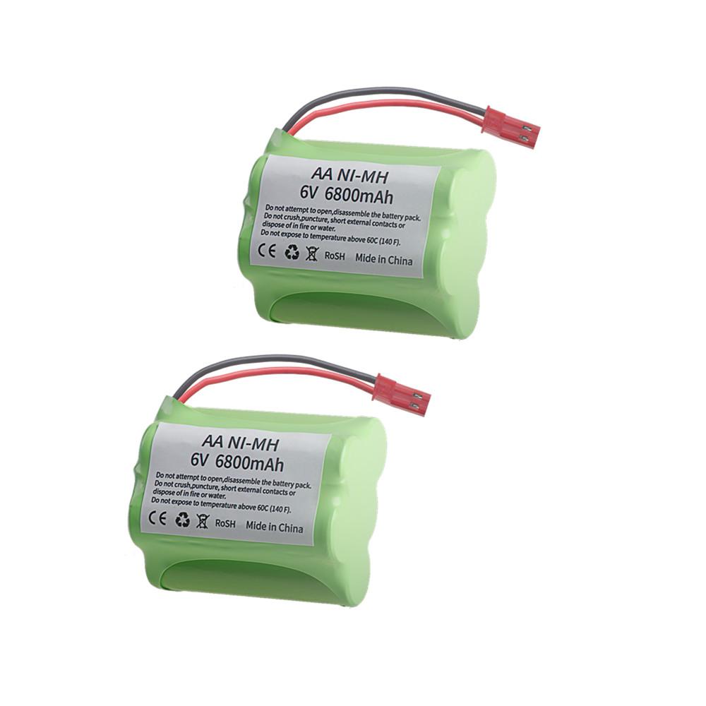 Akumulator 6V 6800mAh z ładowarką Do zabawek RC Samochodów Czołgów Robotów Pistoletów Akcesoriów do zabawek NiMH 5*AA Pakiet baterii 6V