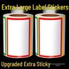 Extra-Large Self-Adhesive Color Label Stickers