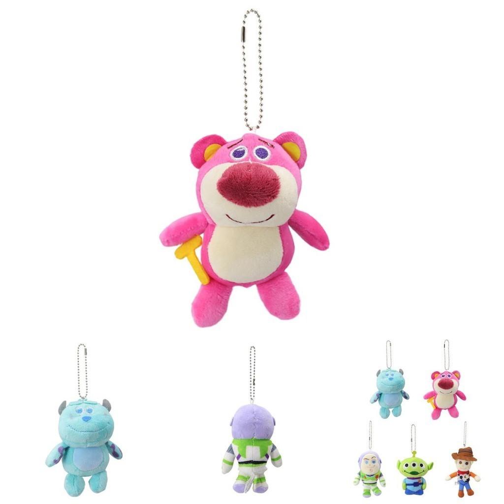 Bass Lightyear Woody Strawberry Bear Three-eyed Monster Plush Toy Pendant Decor