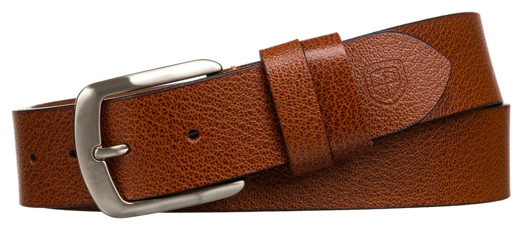 PTN Wide Leather Belt LTP-TWT-125-0025 Tan