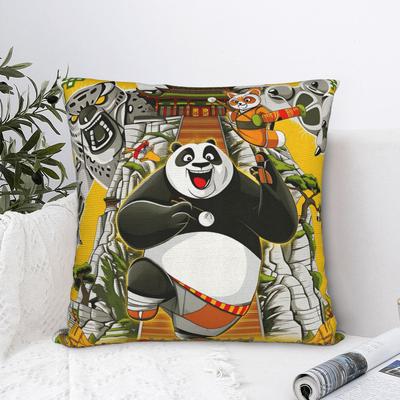 K Ung FFu Panda Pillow Case Soft Pillow Cover Fashion Cushion Cover For Wedding Party Home Decor