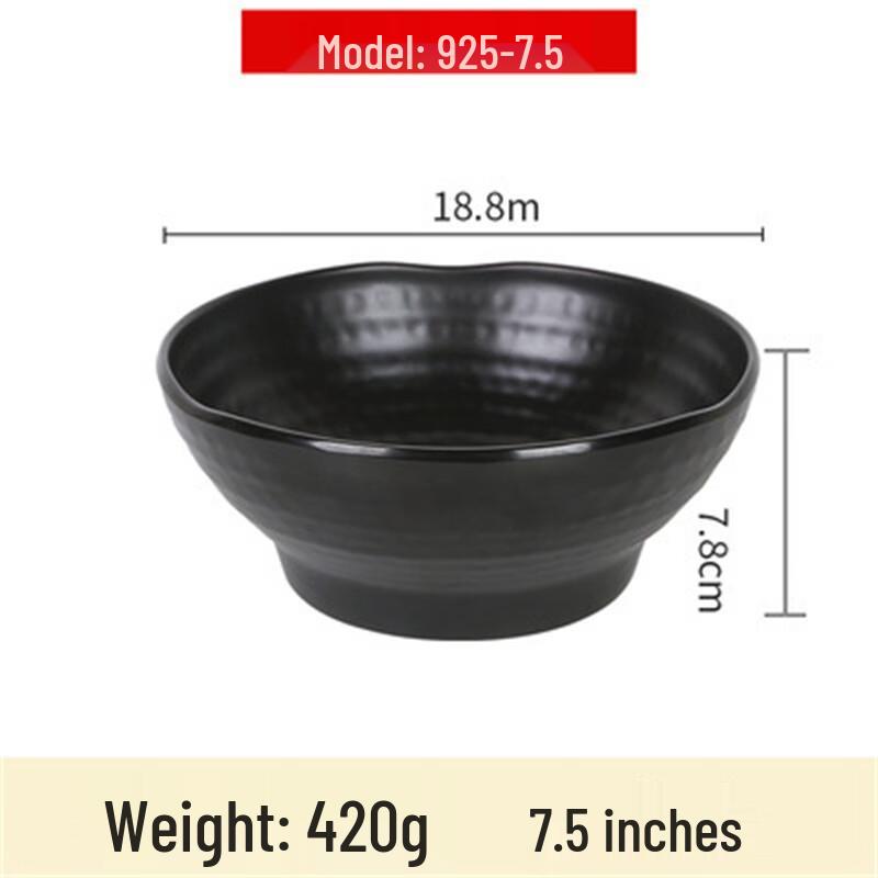 Jijun A5 Melamine Ramen Noodle Bowl