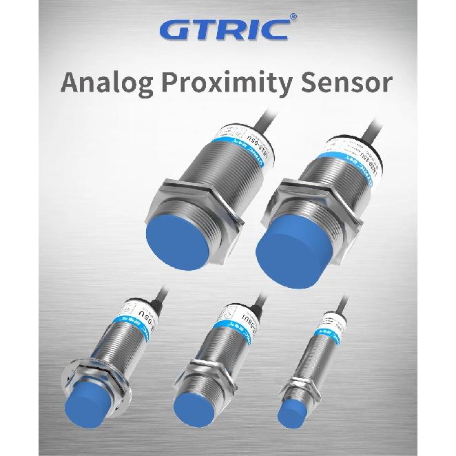 GTRIC Analoger Linearer Weg Näherungssensor M12 M18 M30 0-10V Spannung oder 4-20mA Stromausgang Induktiver Schalter