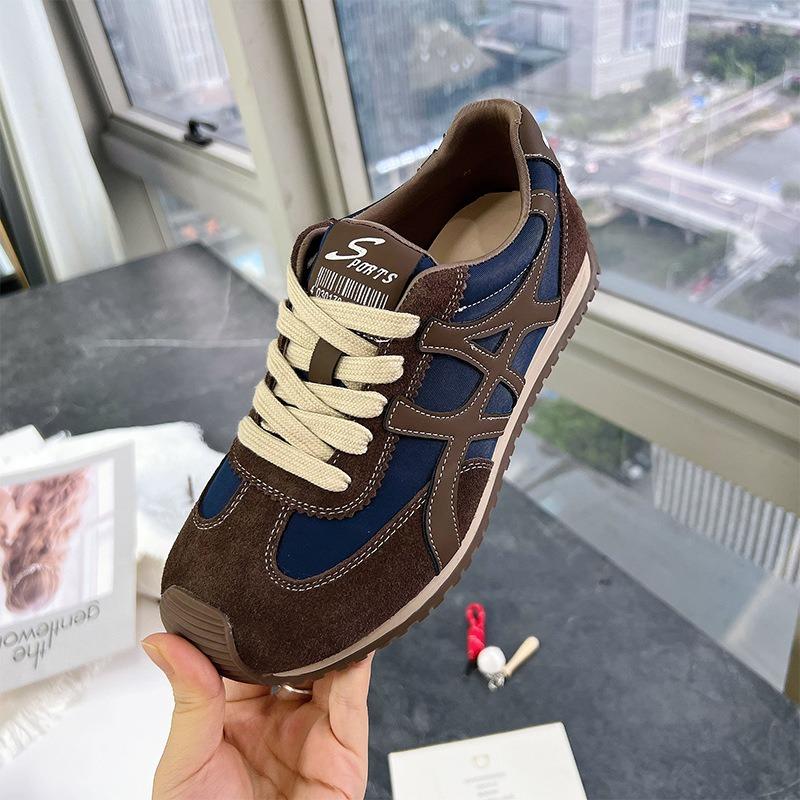 Leather women's shoes autumn shoes women's new versatile retro sports women's casual women