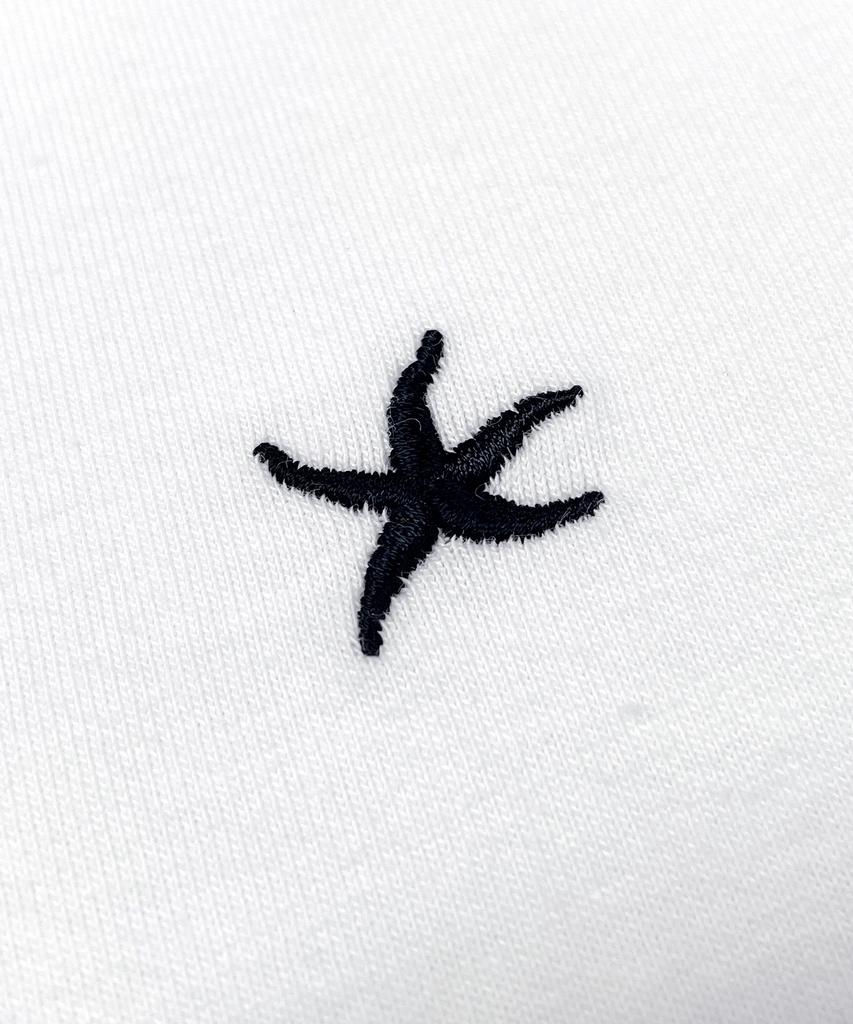 THE COLDEST MOMENT Tcm Starfish Layered T (White)