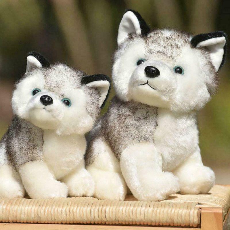 Plush Doll Husky Soft Toy Stuffed Animal Cute Dog Christmas Baby Kids Hot Toy