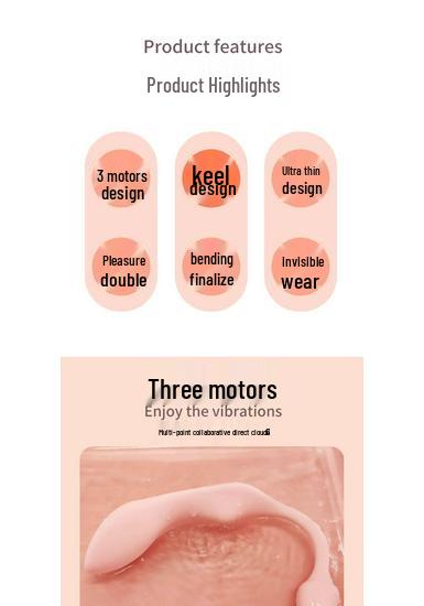 Belloo Foldable Wireless Remote Clitoral Vibrator with Massage Vibration for Women