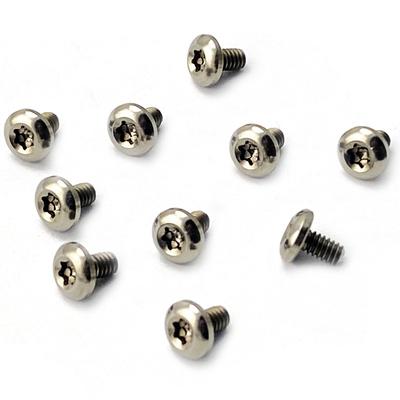 10PCS 6.3MM Titanium Alloy Material Making Knife Handle Titanium Screw T8 Button Head Screws M3 Knife Handle Accessories