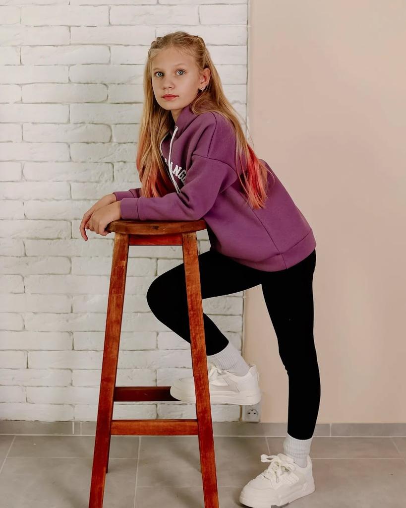 Hoodie – Teenage Girls' Warm Winter Hoodie, Stylish Colors & Comfort, Winter, 6399-025-33-2 HC