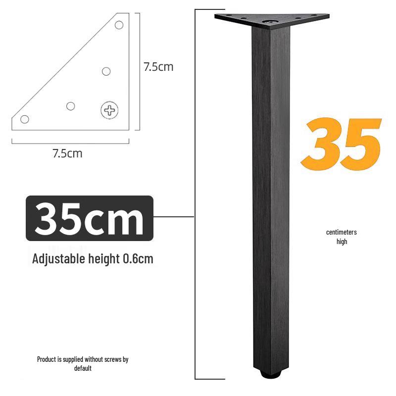 Triangular Aluminum Alloy Adjustable Sofa and Cabinet Legs