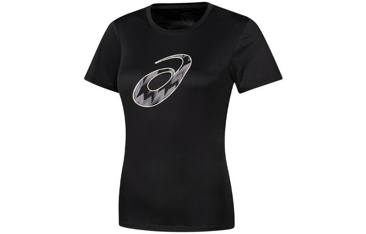 ASICS T Shirts Women s Black Crew Neck Moderate Other 2012D060-001 M