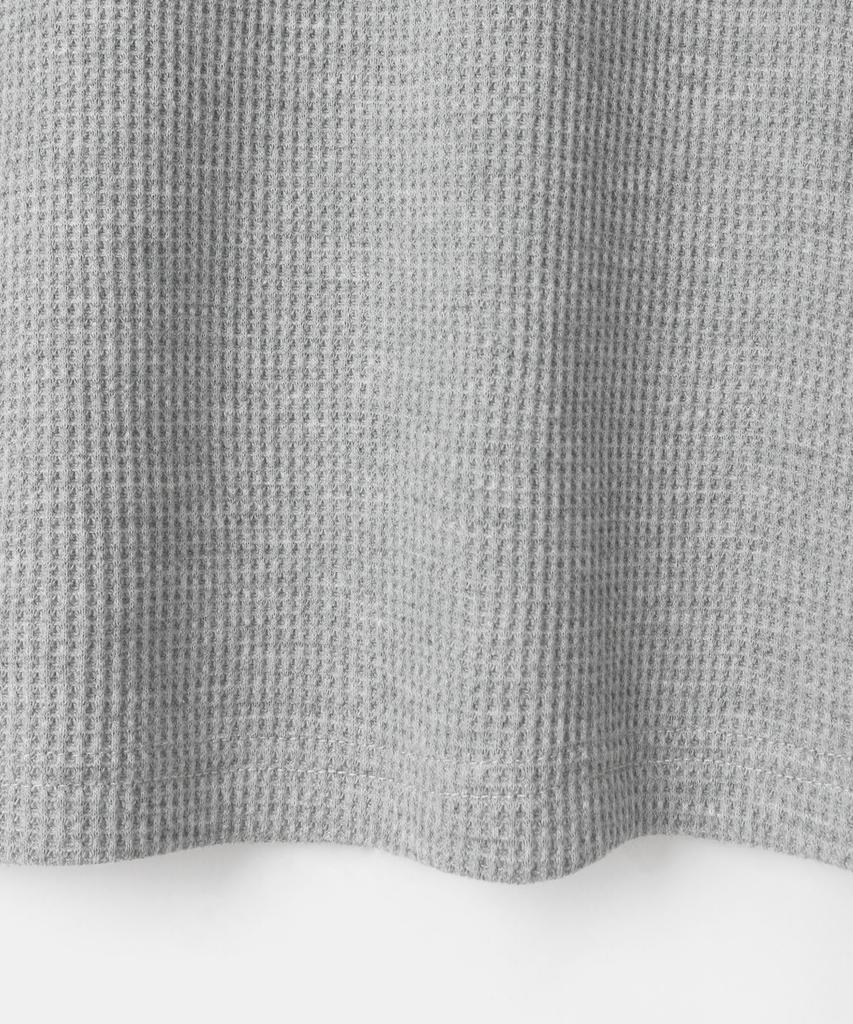 INDUST Cut-Line Waffle Henley Neck Short Sleeve T-Shirt_3Color