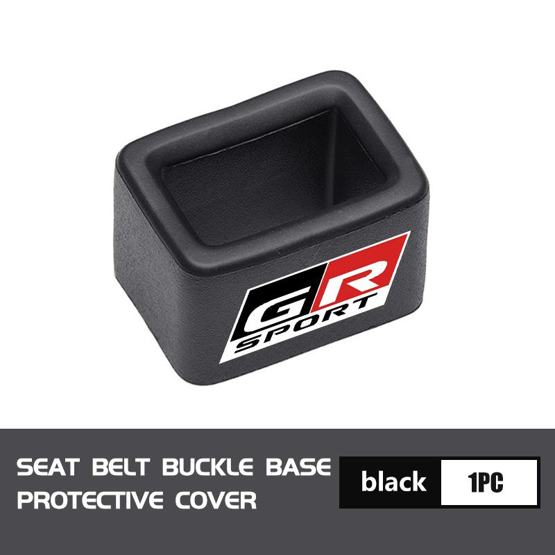 For Toyota Car Seat Safety Belt Buckle Base Clip Protection Cover Crown GR Corolla YARIS Auris C-HR Hilux Vios Prius