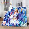 Cute Cartoon Cardcaptor Sakura Soft Plush Blanket,Flannel Blanket Throw Blanket for Living Room Bedroom Bed Sofa Picnic Cover 3D