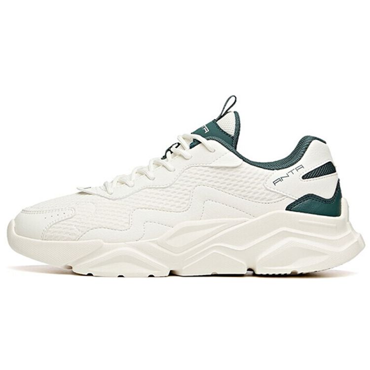 ANTA Mesh Casual Chunky Sneakers White/Green 922048820-1 922228827-1 36.5