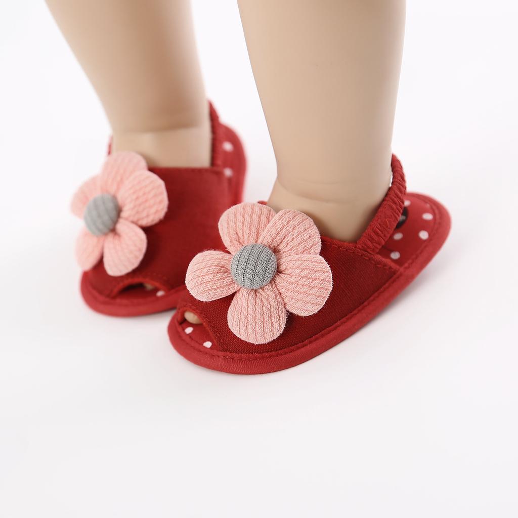 MYGGPP Sunflower Baby Princess Sandals Baby Sandals Female Small Princess Soft Bottom Summer New 0-12 Months