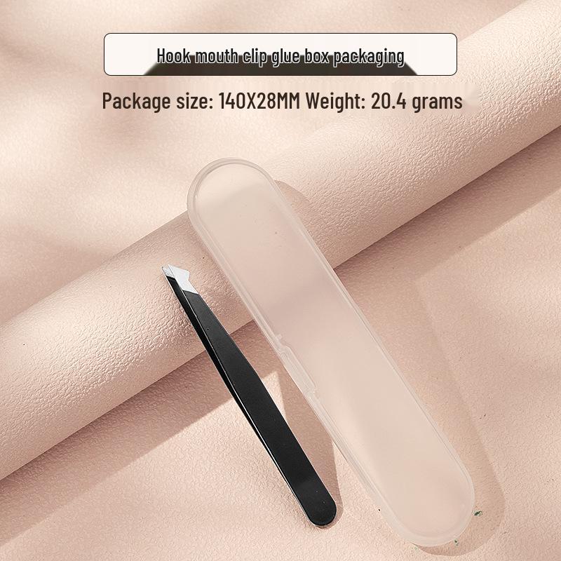 Stainless Steel 96-Piece Eyebrow & Beard Tweezers Set with Double Eyelid Stickers