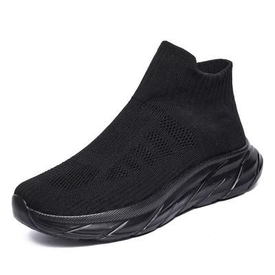 2024 Nuove Scarpe Casual Sportive a Calzino Sneakers Atletiche con Suola Morbida Superficie in Rete Traspirante Design Pigro Slip-On Scarpe da Uomo