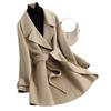 Double-sided wool coat women's medium and long spring new woolen coat high-end small woolen coat