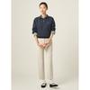 Binpolleidiseu Cotton Blend Long Sleeve Polo Shirt Navy (Bf5841C01R)