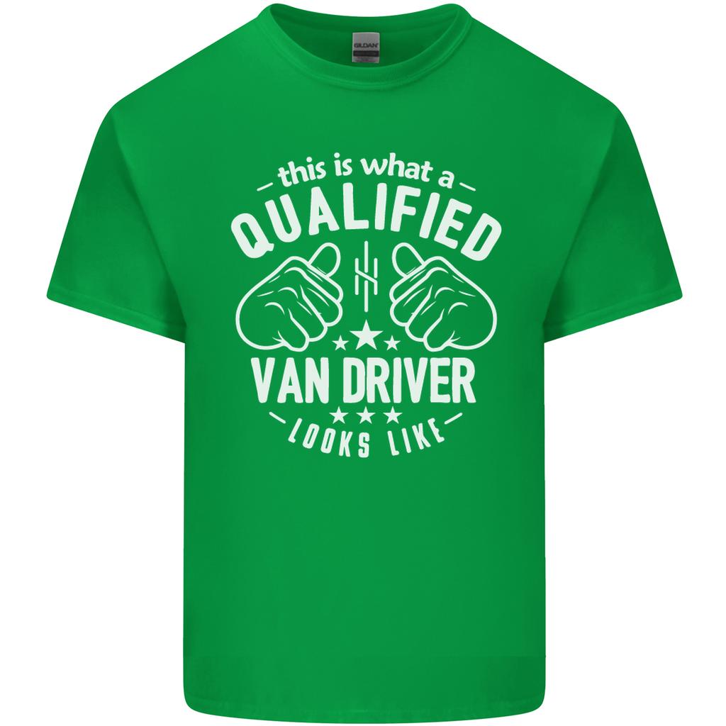 A Qualified Van Driver Looks Like Unisexs Light Cotton Tshirt