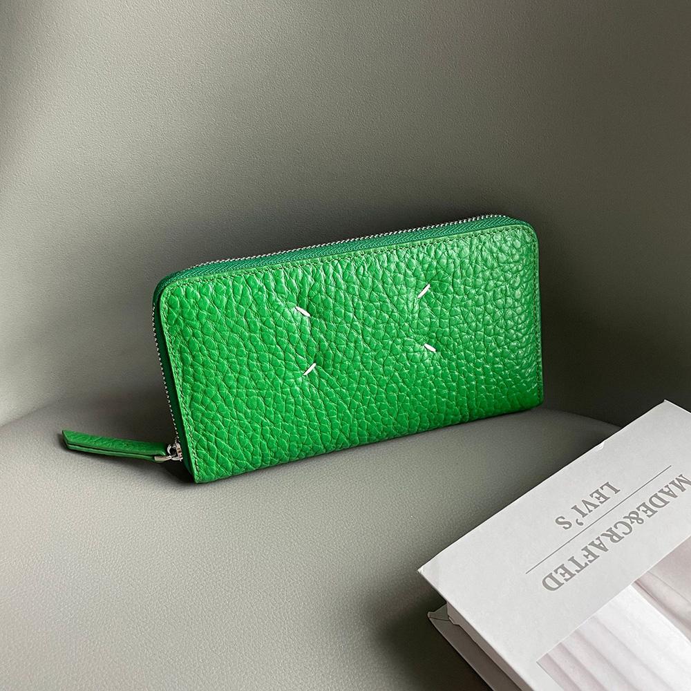 2025 New Women Wallets Long Genuine Leather Wallet Branded Style Thread Purse First Layer of Cowhide Clutch Bag Phone Clutches